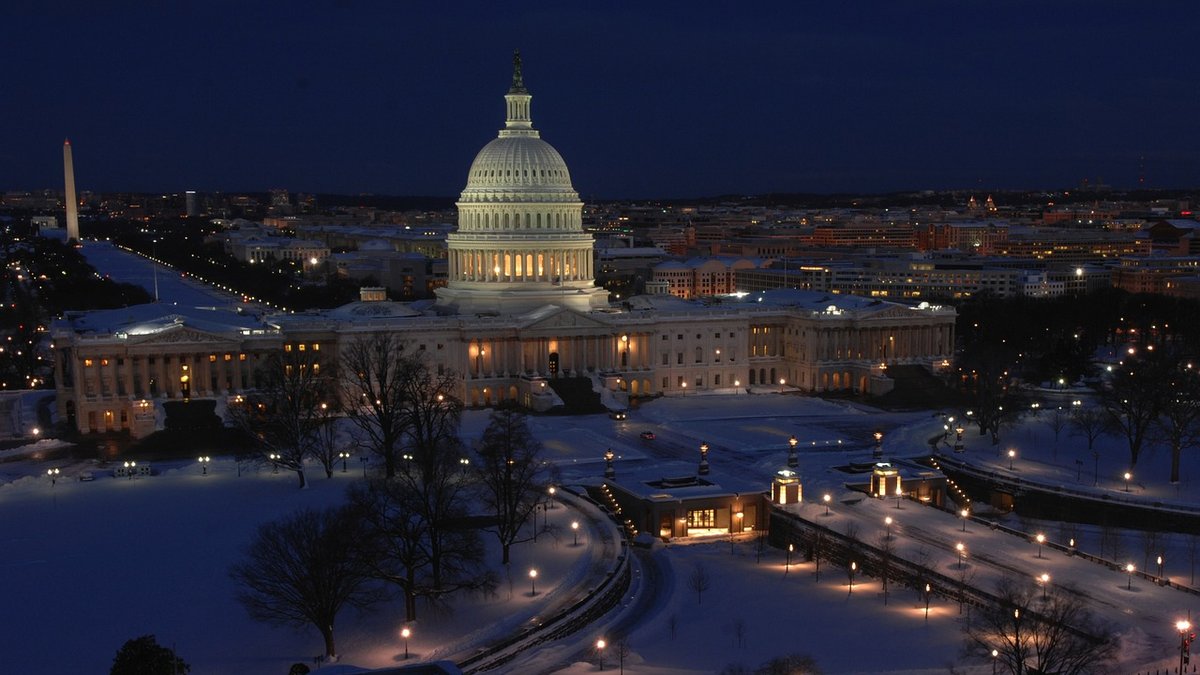 The US Capitol building in Washington DC where federal lawmakers operate.